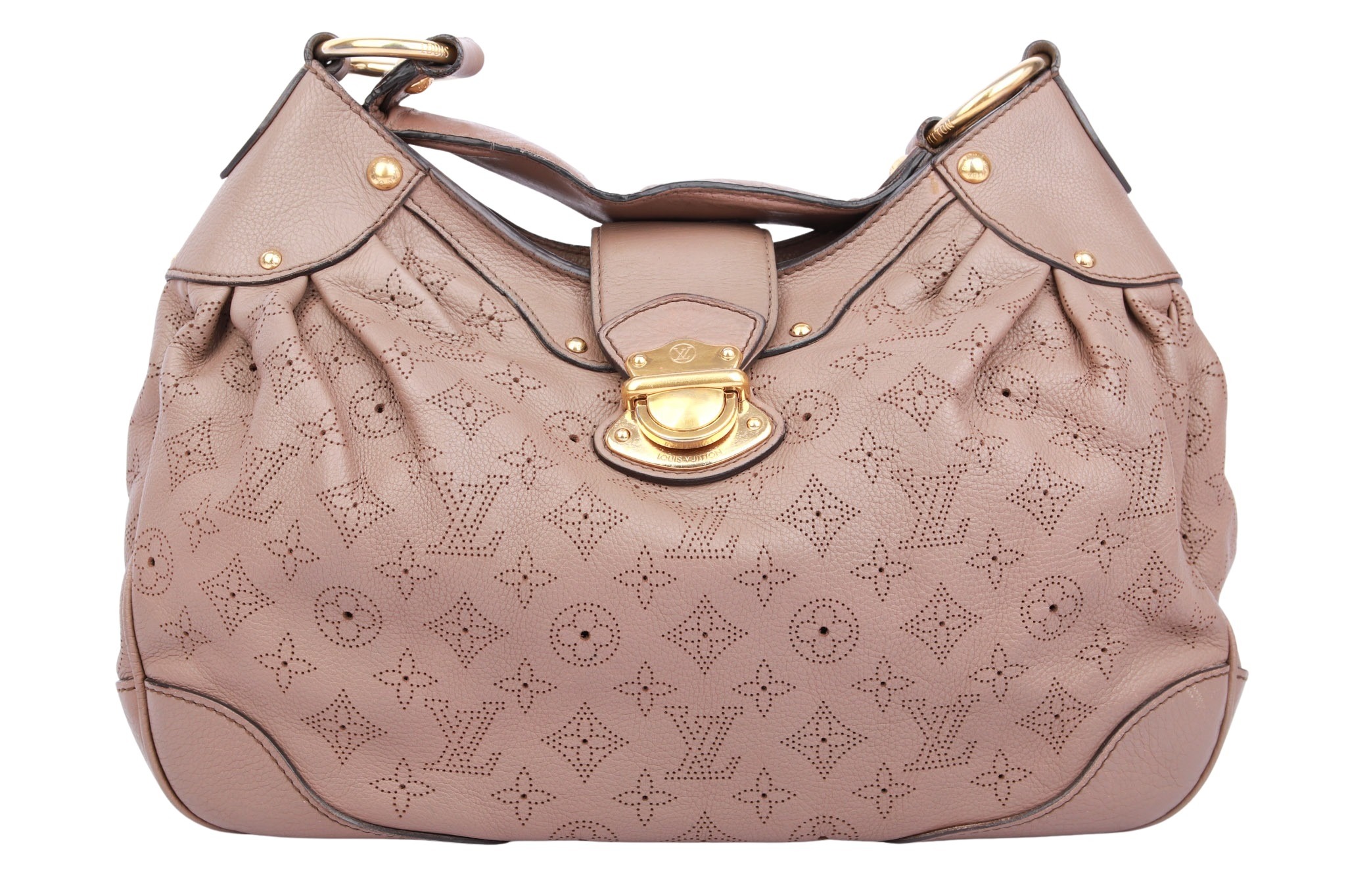 Louis Vuitton Solar PM Monogram Mahina Leder Taupe