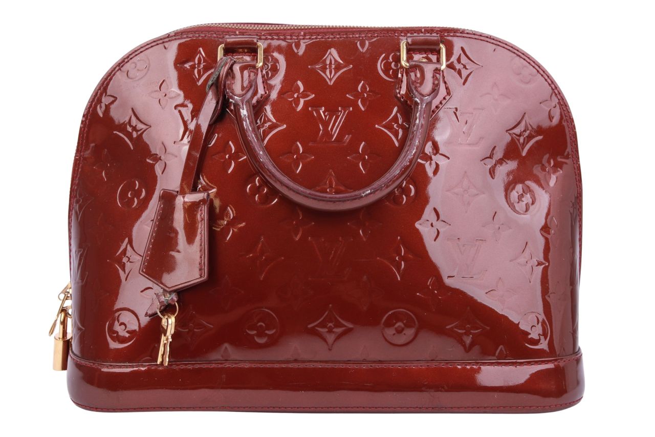Louis Vuitton Alma PM Monogram Vernis Amarante