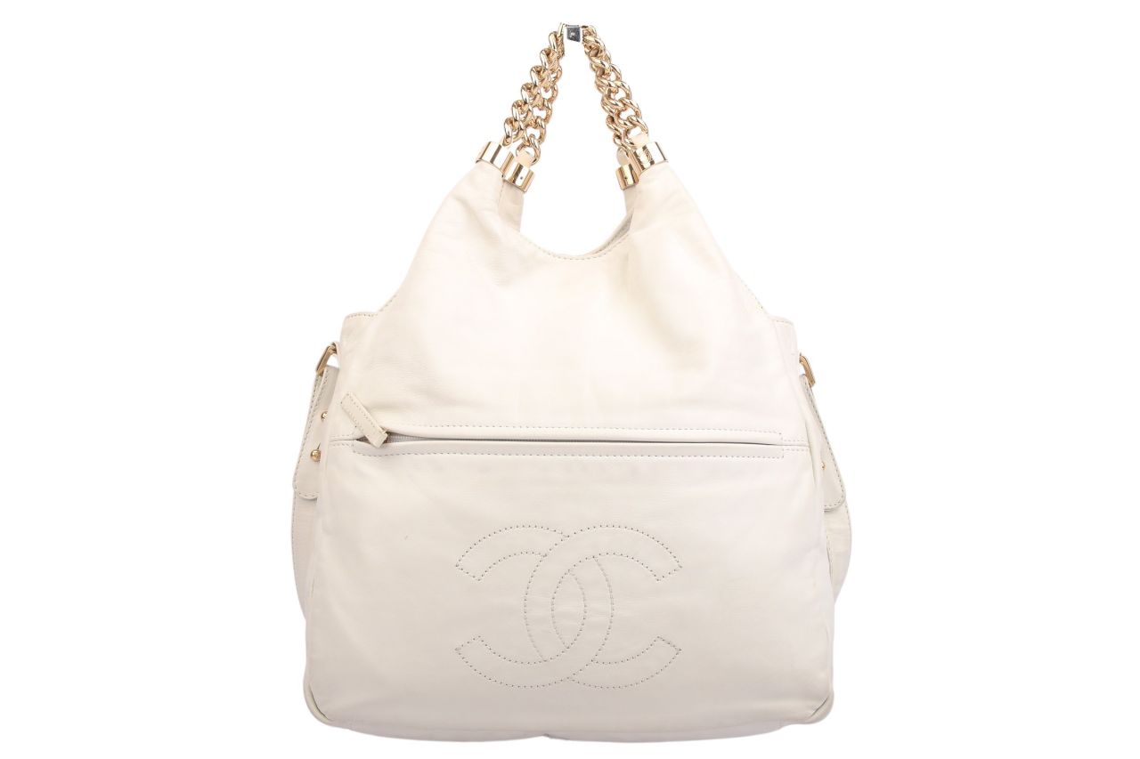 Chanel CC Shoulder Bag Weiß
