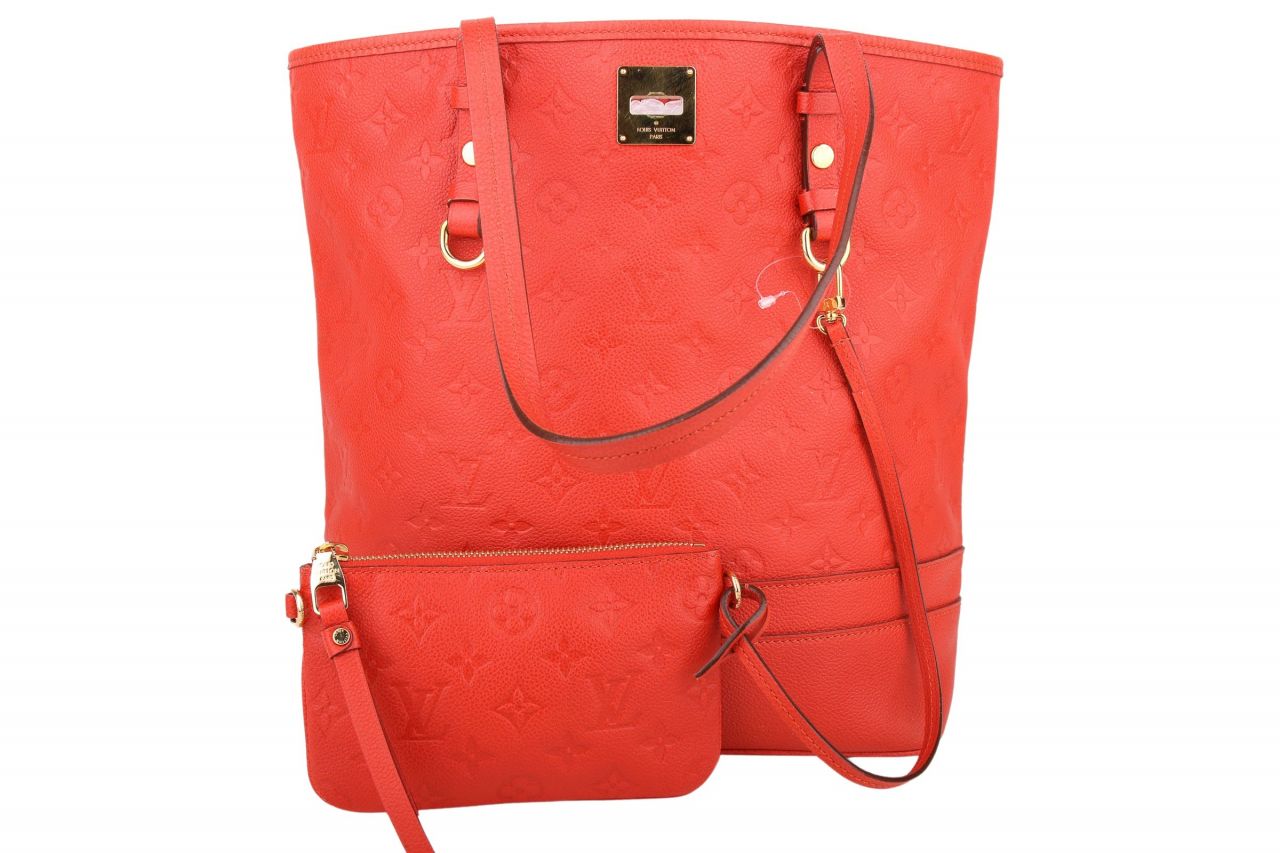 Louis Vuitton Citadine PM Monogram Empreinte Red | Luxussachen.com