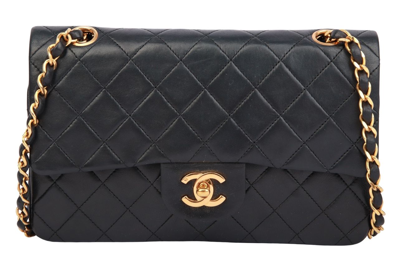 Chanel Timeless Classic Double Flap Small Schwarz