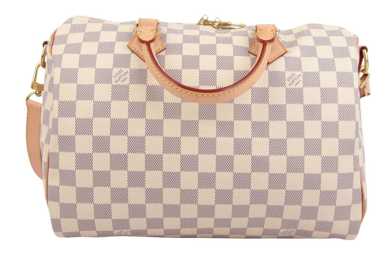 Louis Vuitton Speedy 30 Bandouliere Damier Azur Canvas