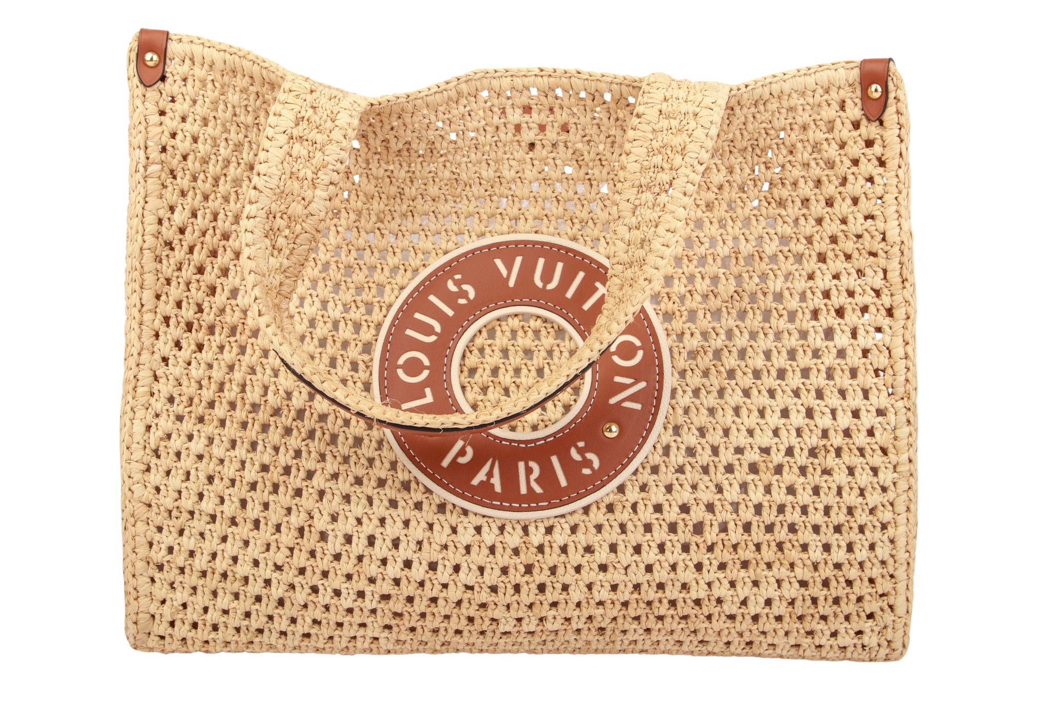 Louis Vuitton Onthego MM "By the Pool" Raffia