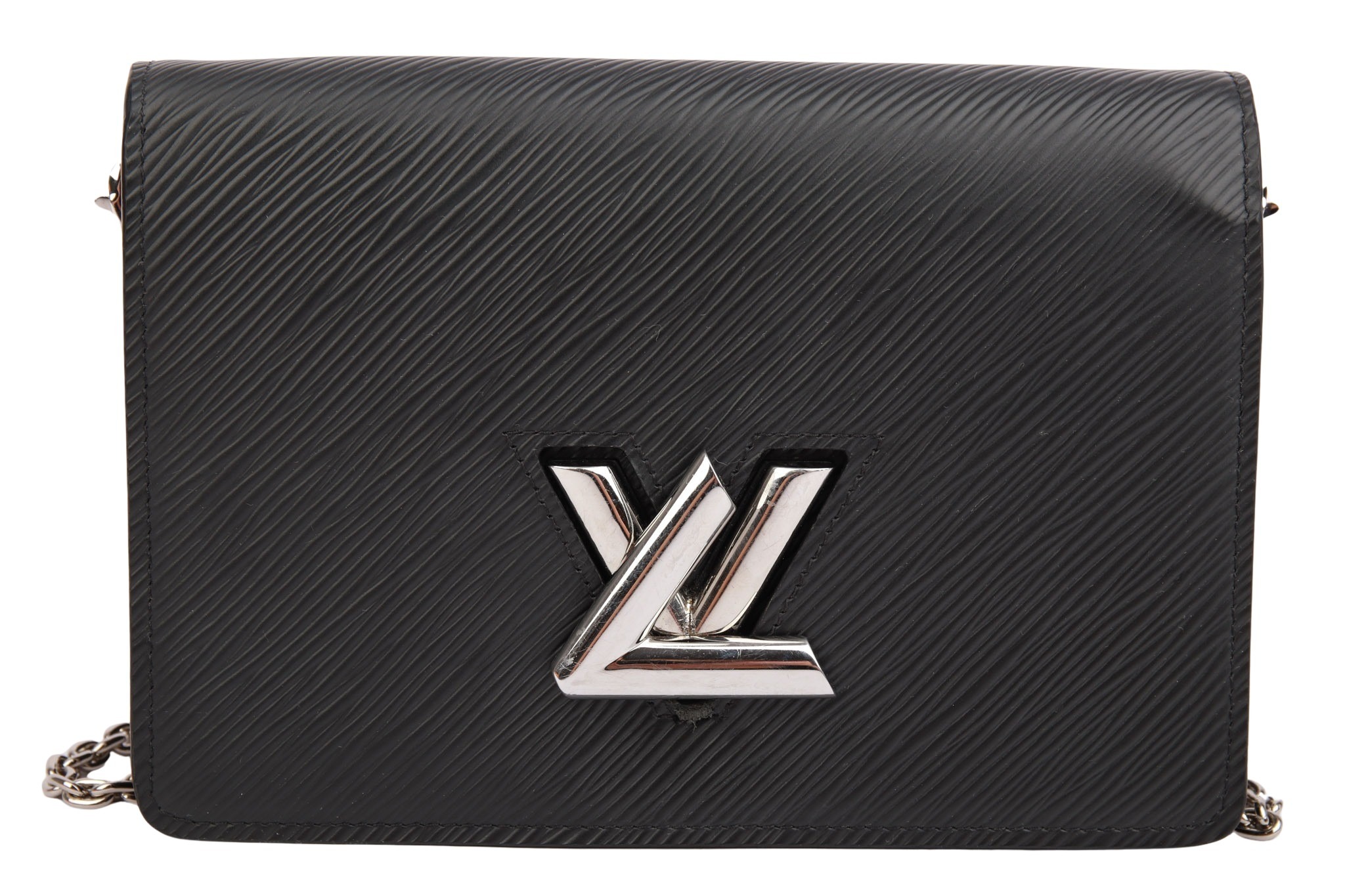 Louis Vuitton Twist MM Epi Leder Schwarz