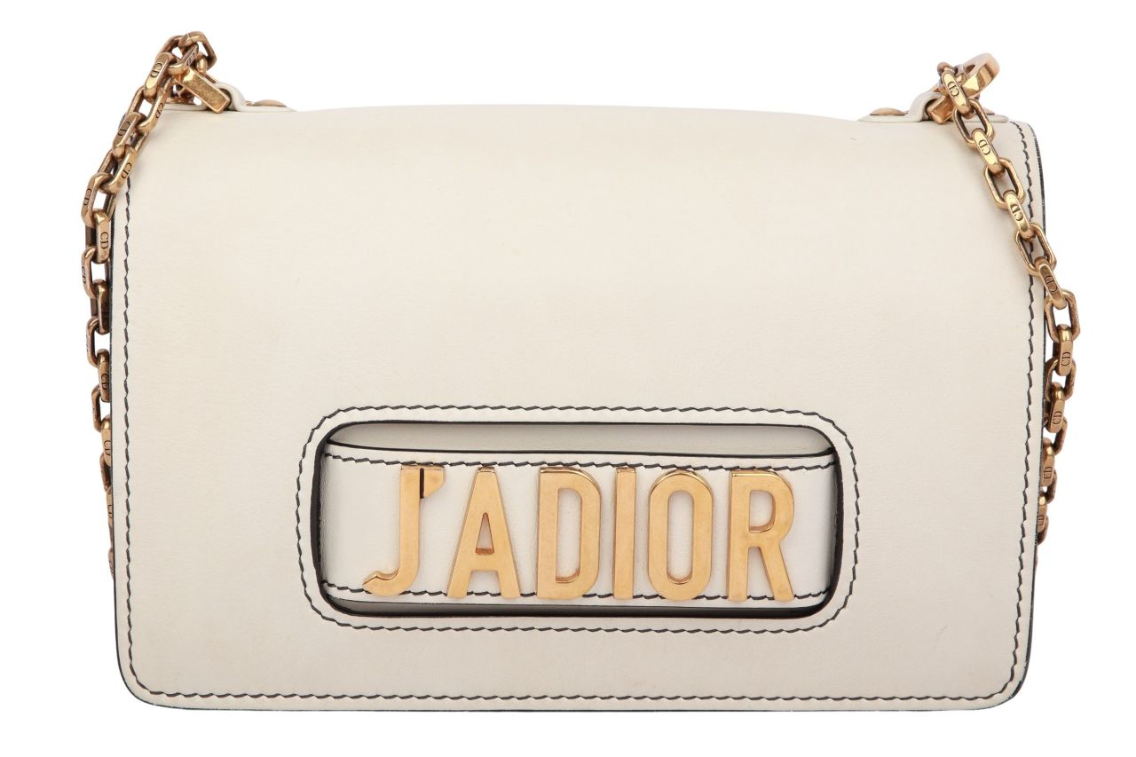 Dior J`Adior Calfskin Flap Bag Creme
