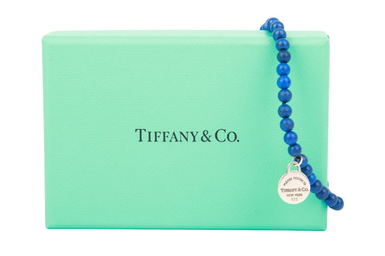 Tiffany & Co. Armband aus Lapislazuli Blau