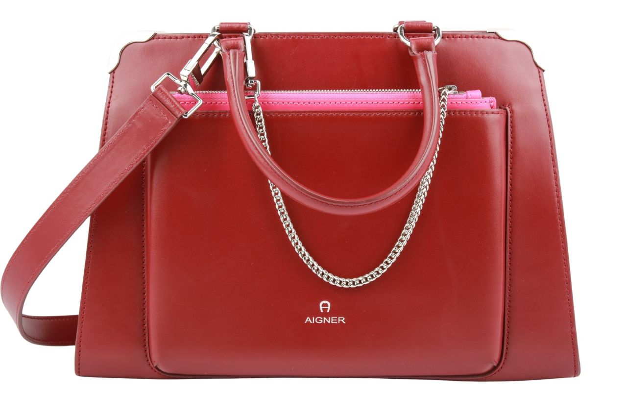 Aigner Delia Bordeaux Leder