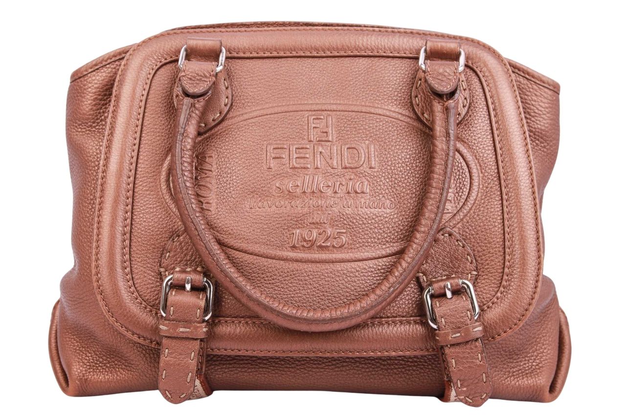 Fendi Selleria Shopper Braun
