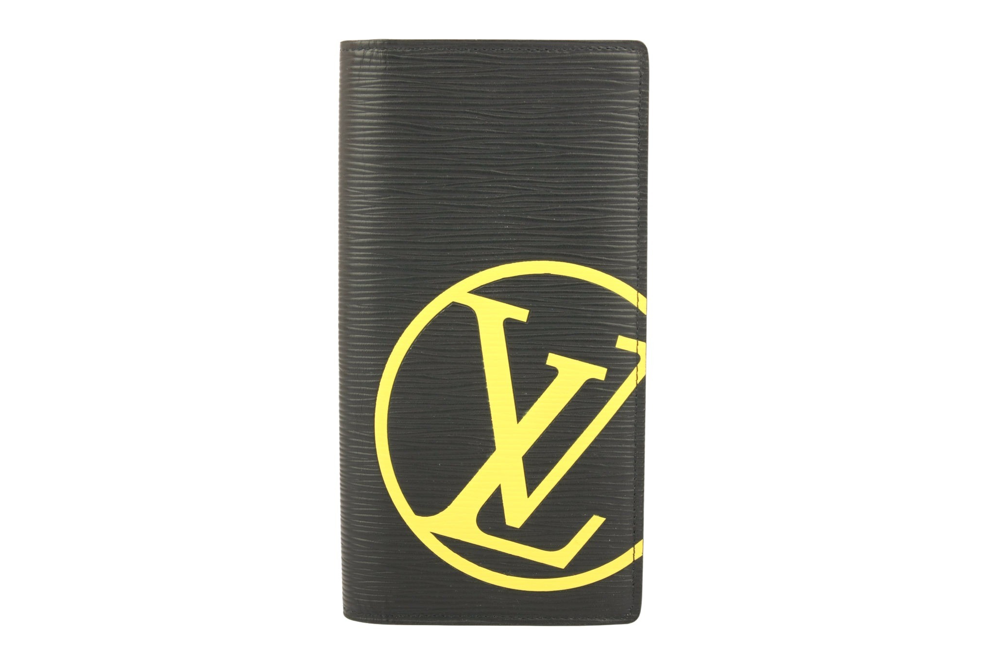 Louis Vuitton Brazza Geldbörse Epi Leder Schwarz