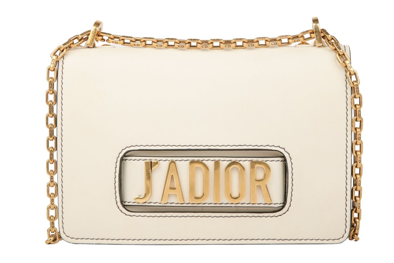 Dior J`Adior Calfskin Flap Bag Creme