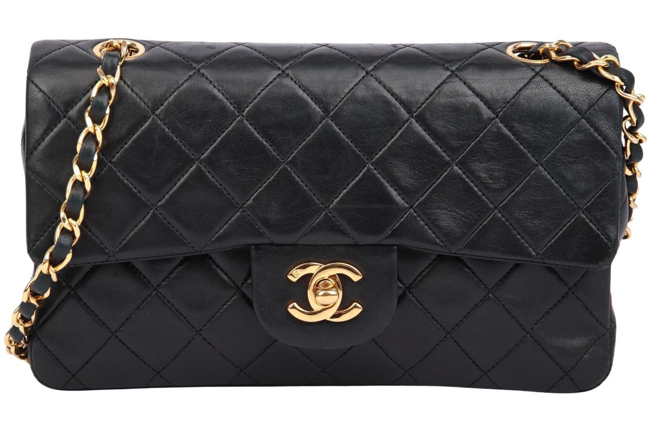 Chanel Timeless Classic Double Flap Small Schwarz