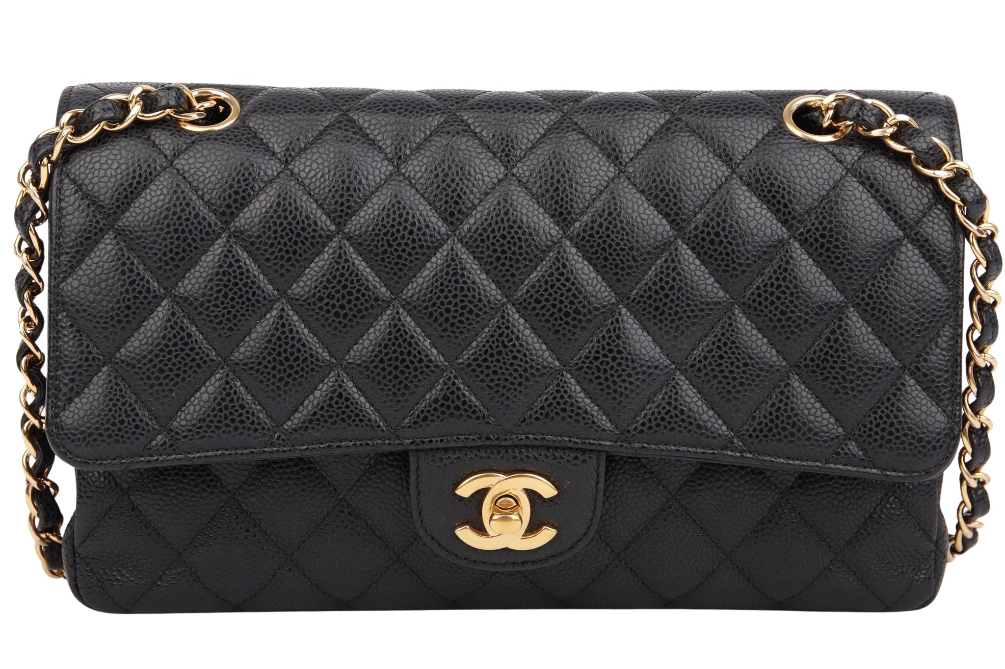 Chanel Timeless Classic Double Flap Medium Schwarz