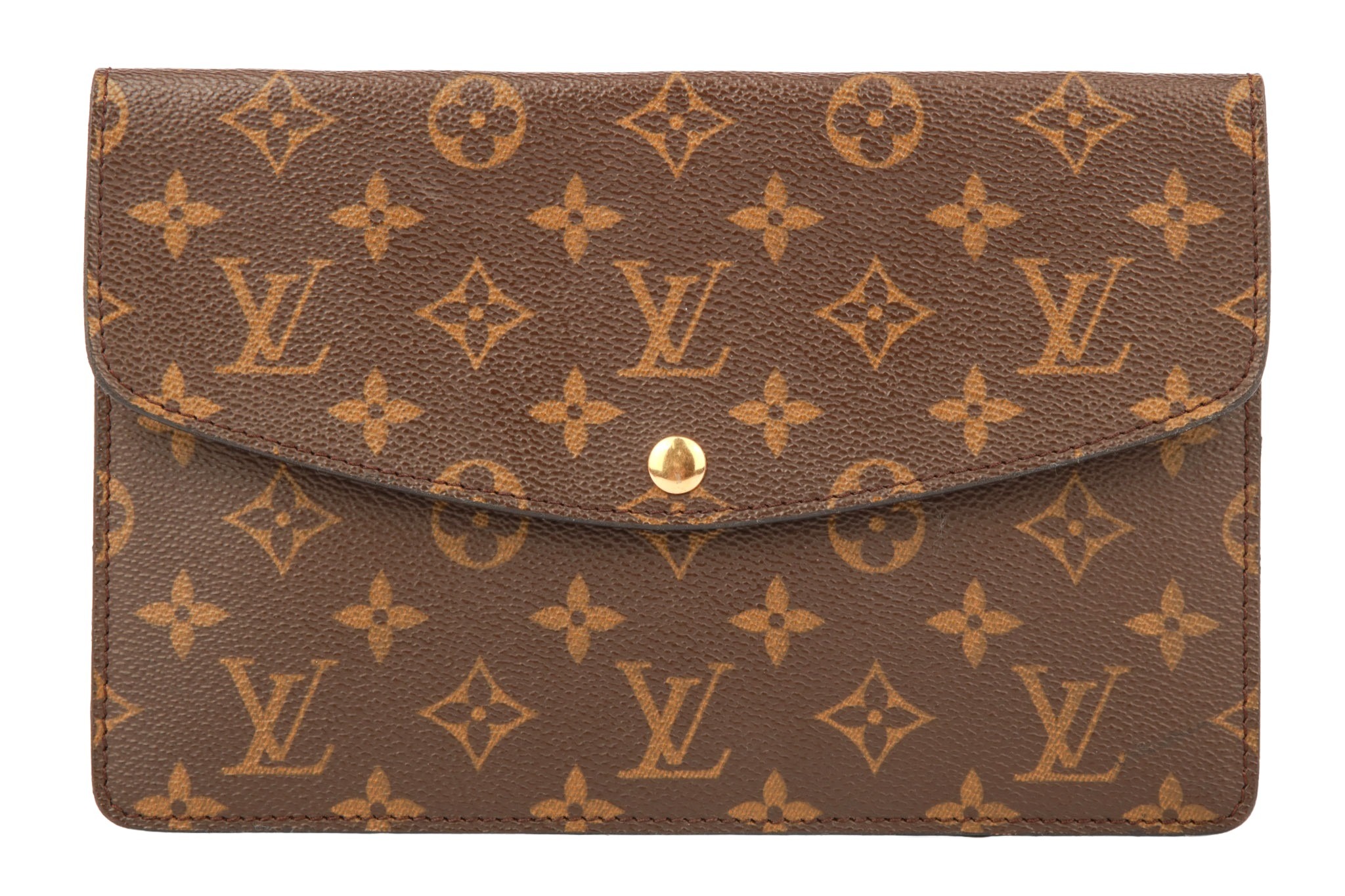 Louis Vuitton Pochette Double Rabat Monogram Canvas