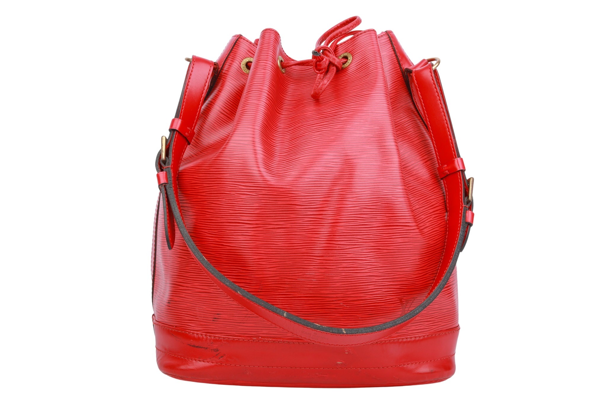 Louis Vuitton Petit Sac Noé Epi Leder Rot