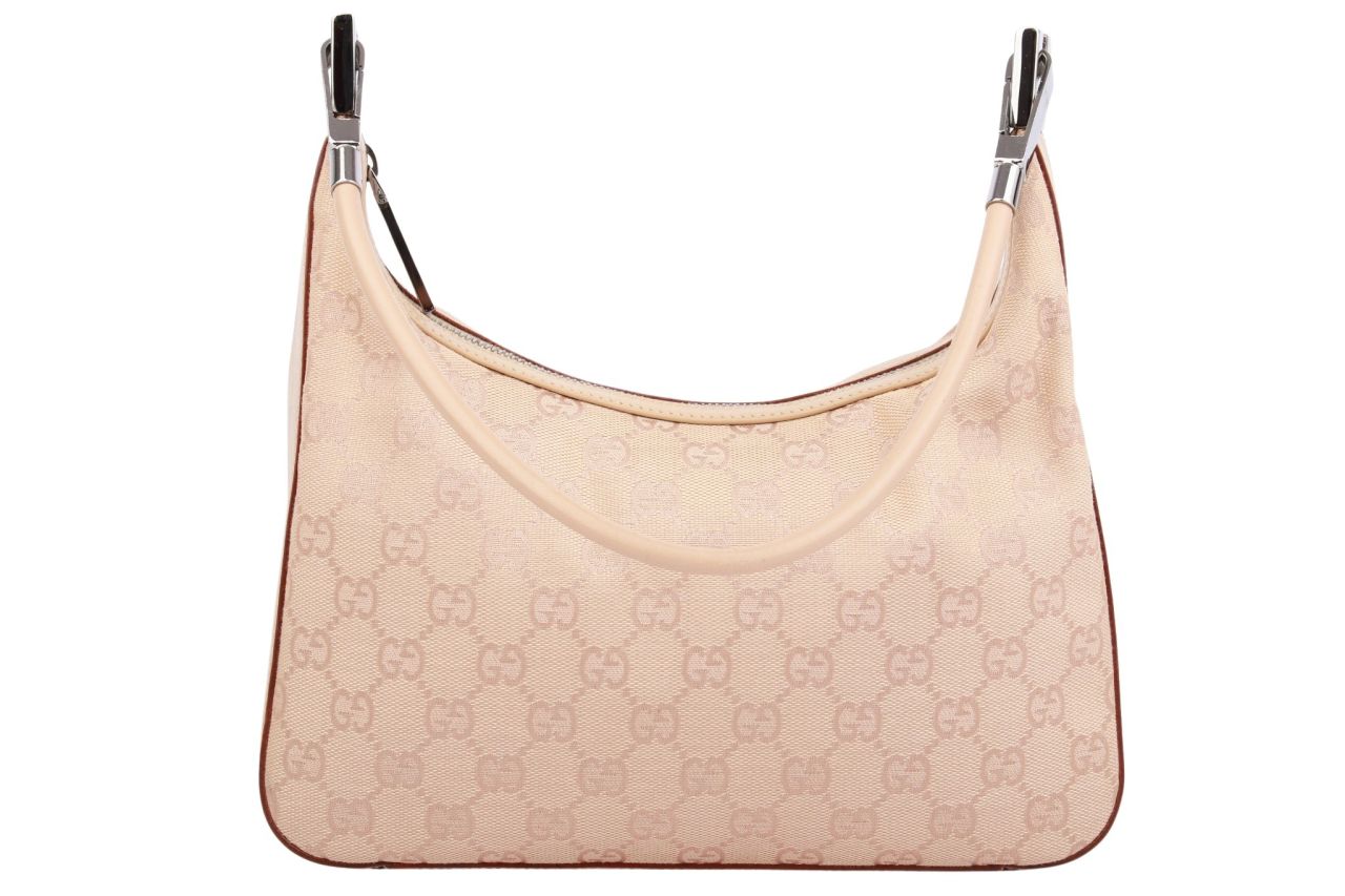 Gucci Hobo Bag Guccissima Canvas Beige