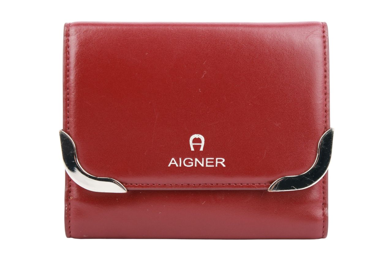 Aigner Delia Portemonnaie Bordeaux Leder