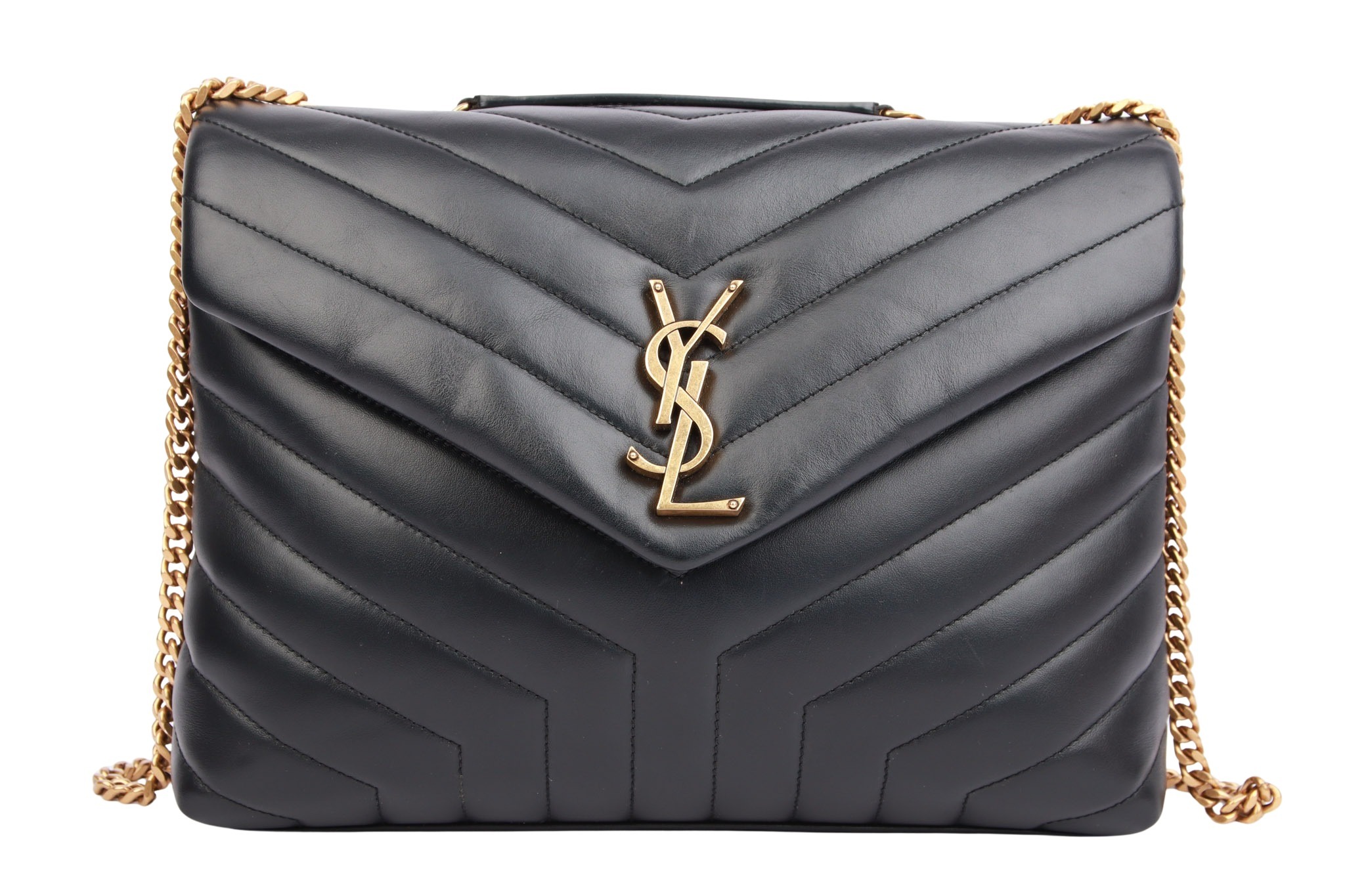 Saint Laurent Loulou Medium Schwarz