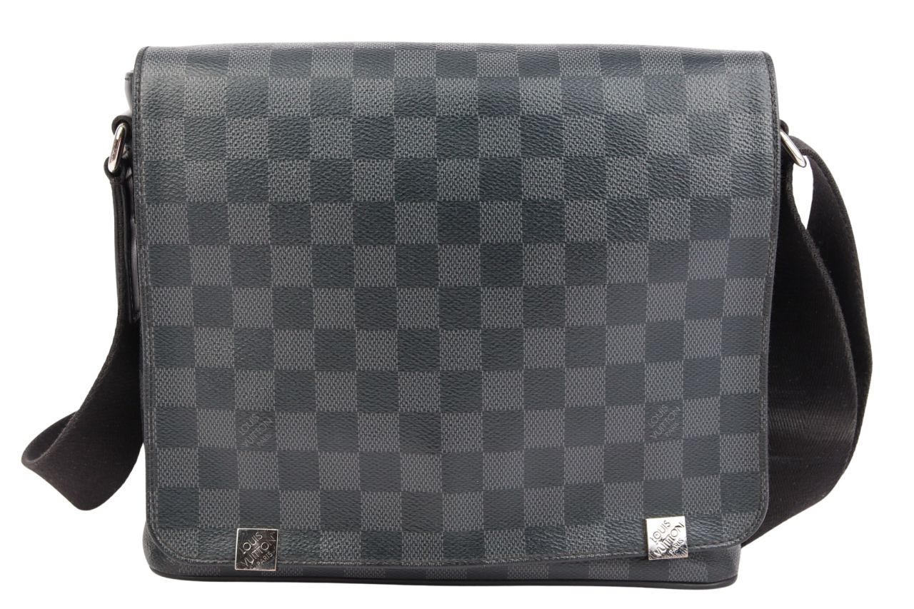 Louis Vuitton District Messenger Bag Damier Graphite