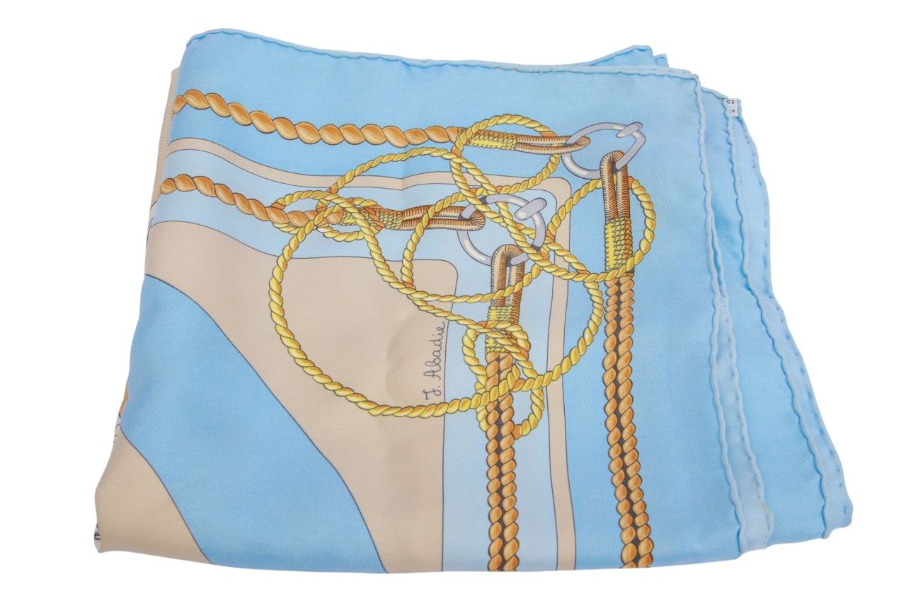 Hermès Carré "Chateaux D`Arriere" Seide 90 x 90 cm