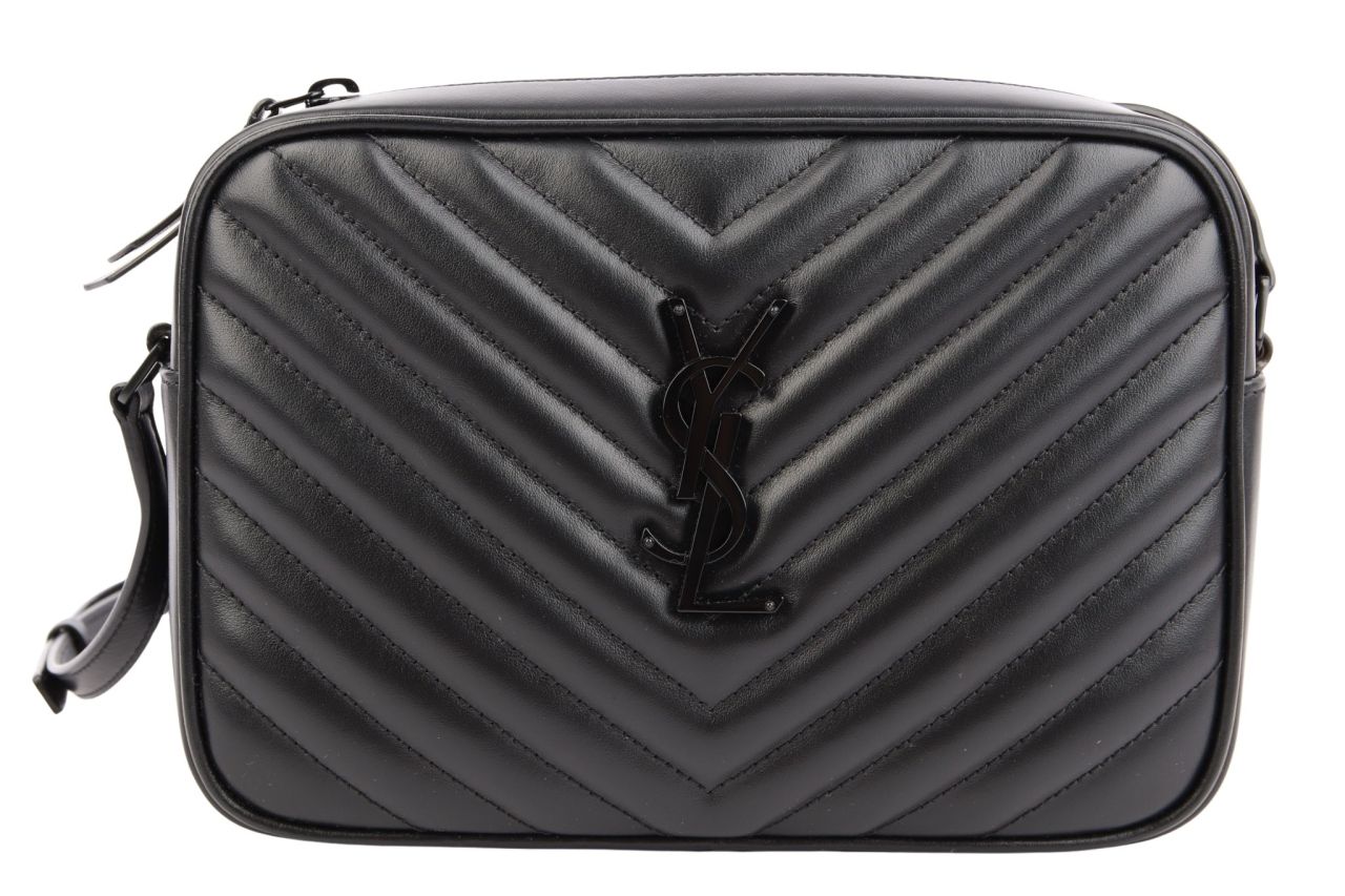 Saint Laurent Lou Camera Bag Leder Schwarz
