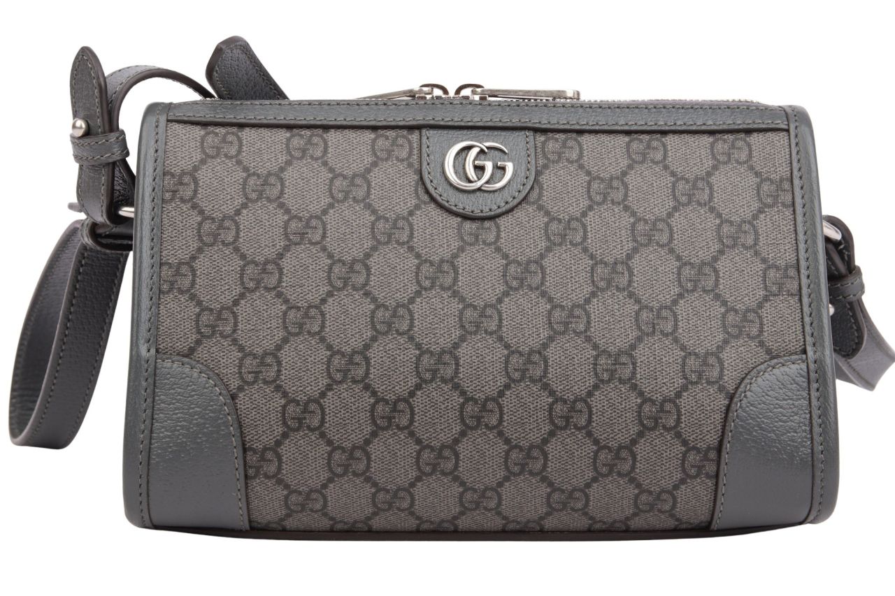 Gucci Ophidia GG Umhängetasche Grau