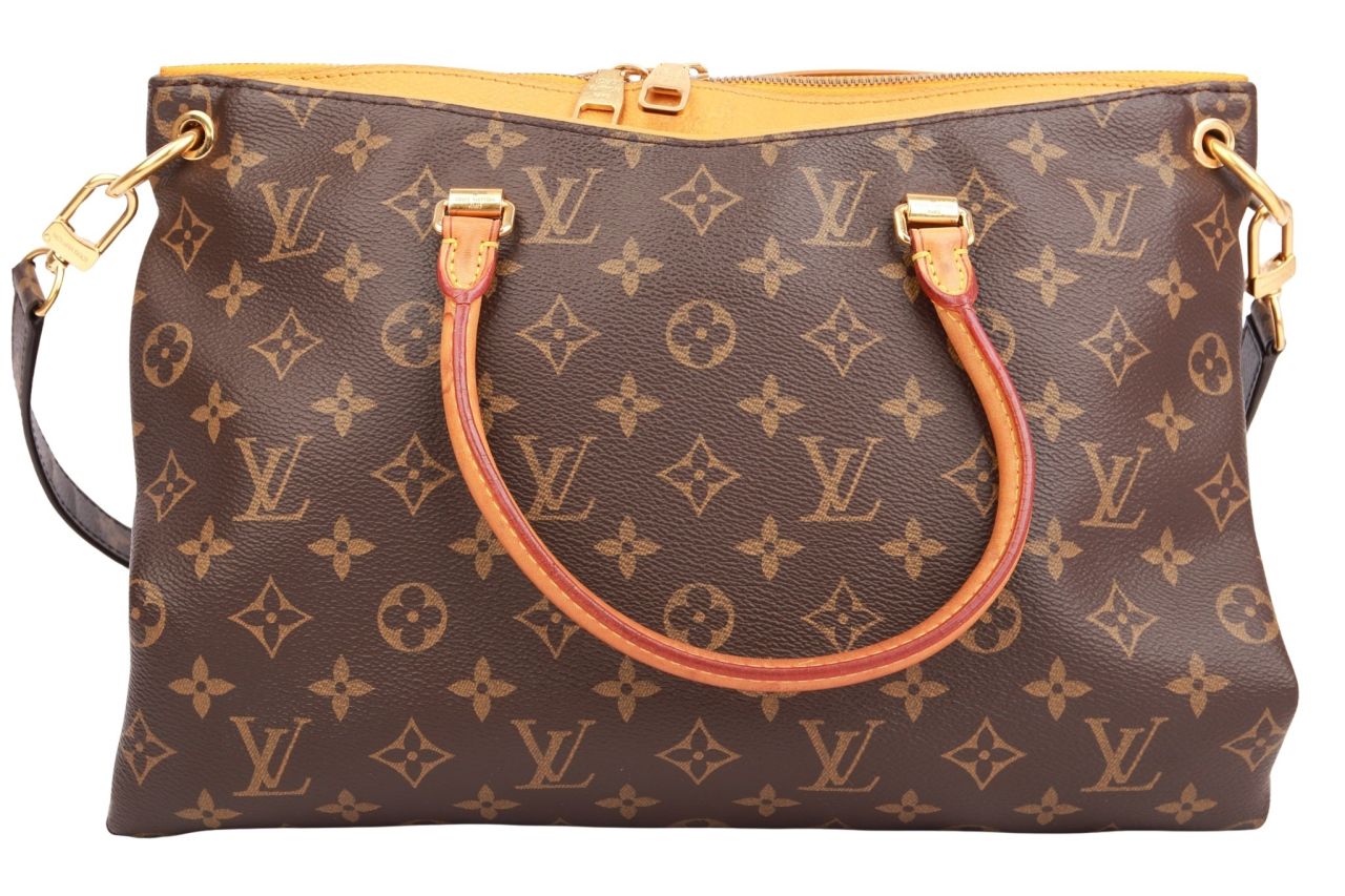 Louis Vuitton Pallas MM Monogram Canvas / Orange