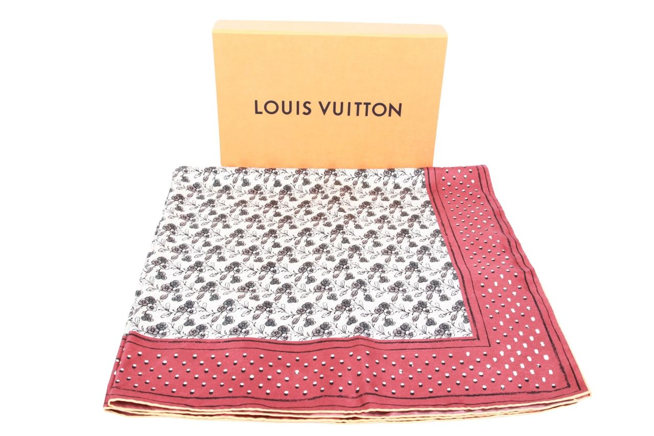 Louis Vuitton Seidentuch Blumen