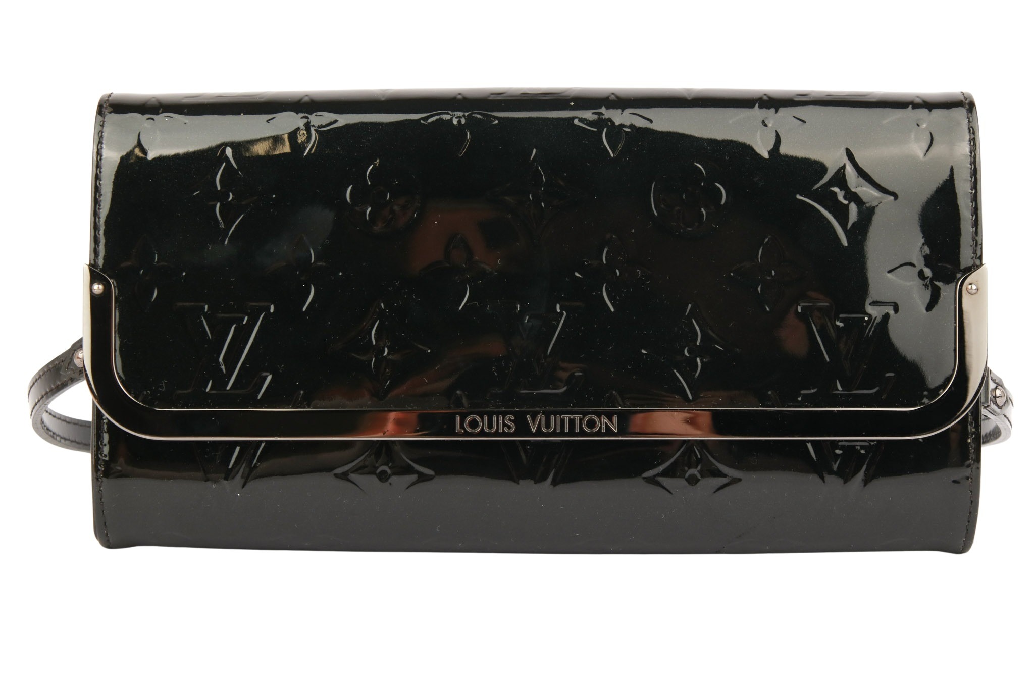 Louis Vuitton Rossmore Clutch Monogram Vernis Leder Schwarz