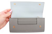 Preview: Céline Portemonnaie Kalbsleder Grau Preview: Céline Portemonnaie Kalbsleder Grau