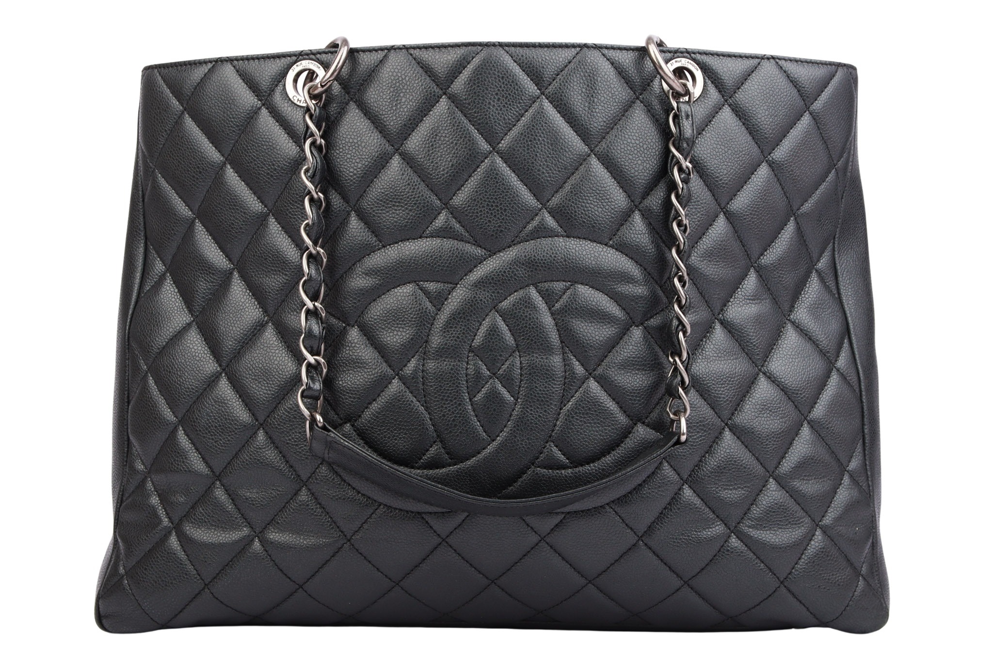Chanel GST XL Grand Shopping Tote Schwarz