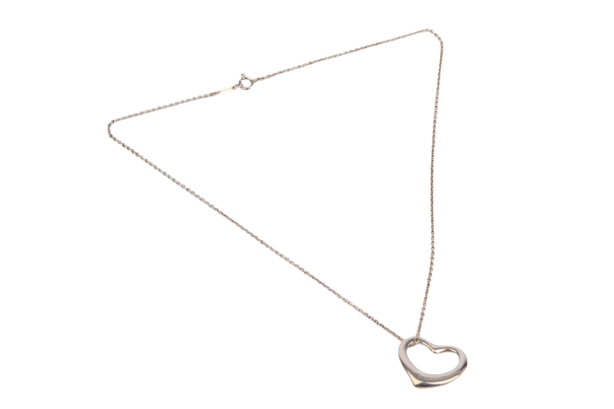 Tiffany & Co. Peretti Heart Kette Silber