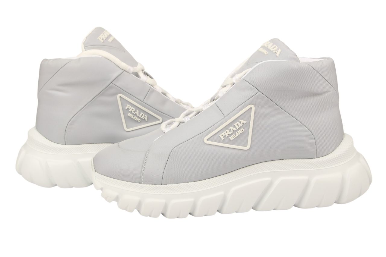 Prada Sneaker Re-Nylon Grau Gr. 38