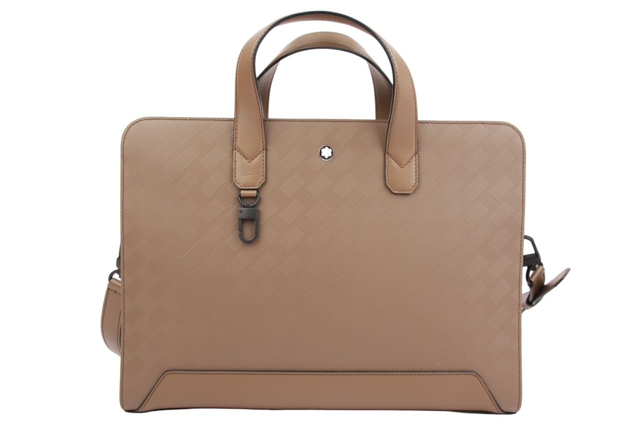 Montblanc Aktentasche Olivgrün Leder