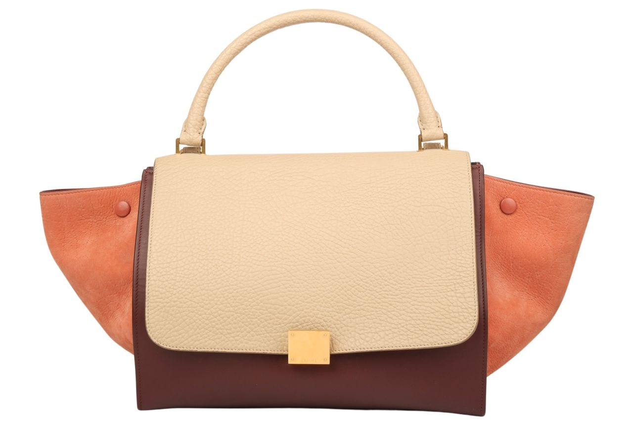 Céline Trapeze Bag Medium Tricolor