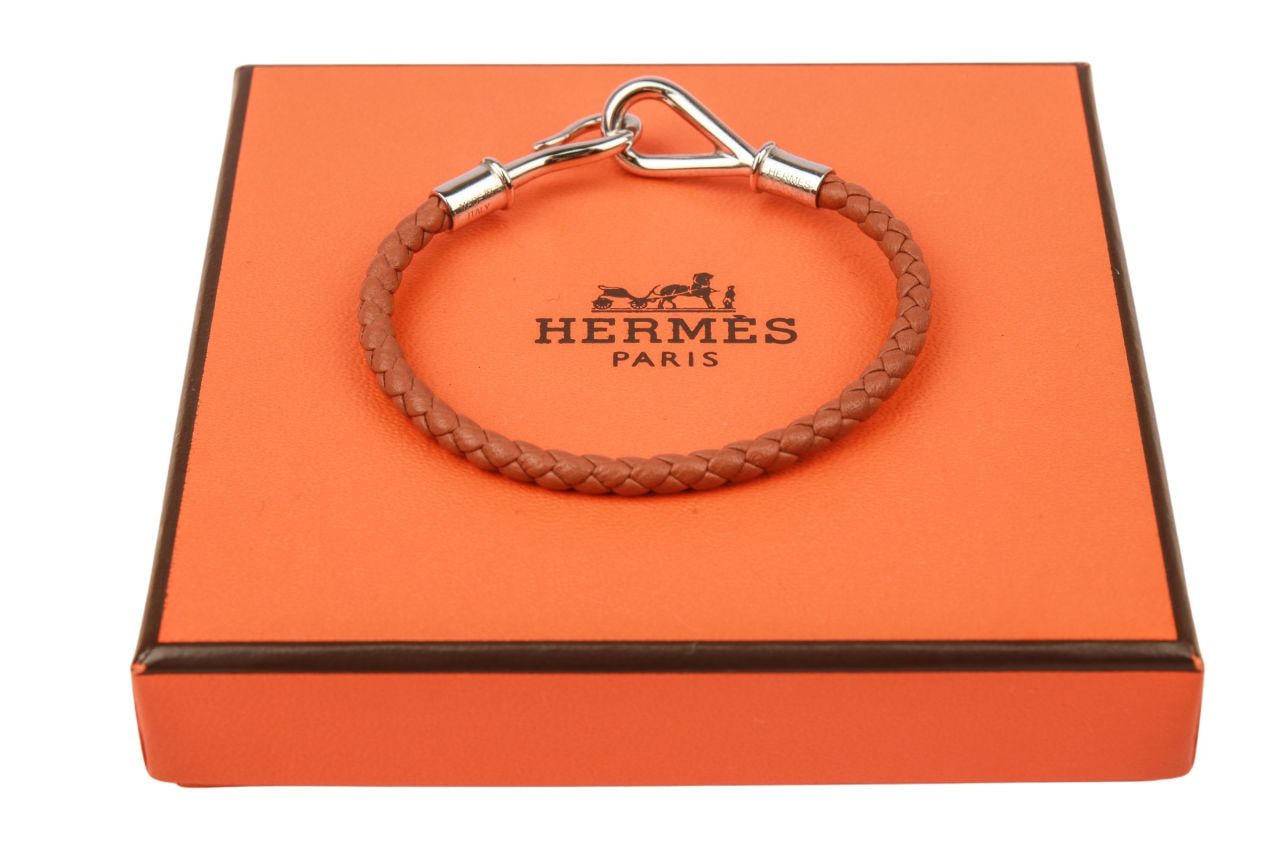 Hermès Jumbo Armband in Hellbraun