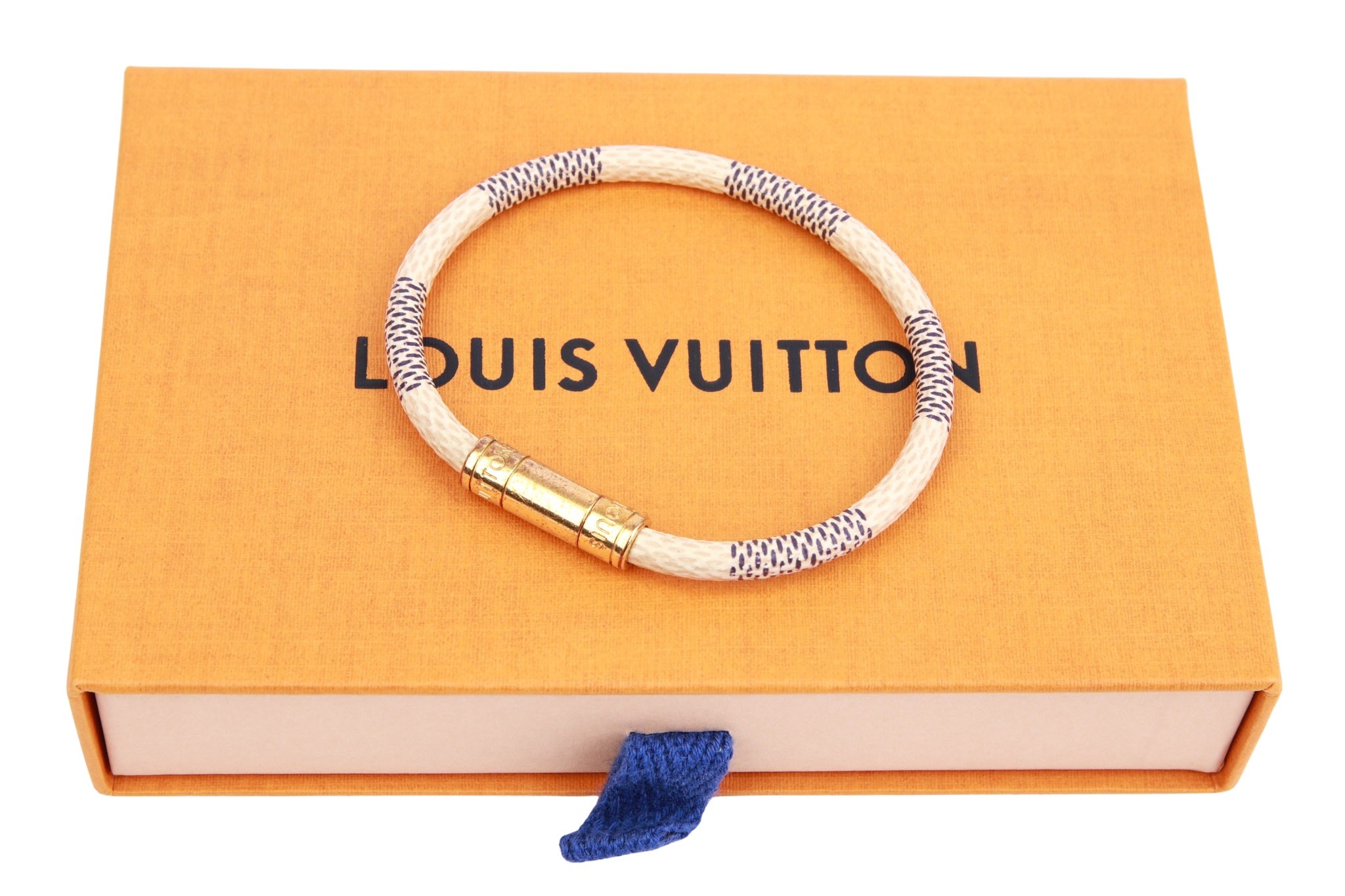 Louis Vuitton Keep It Armband Damier Azur Canvas