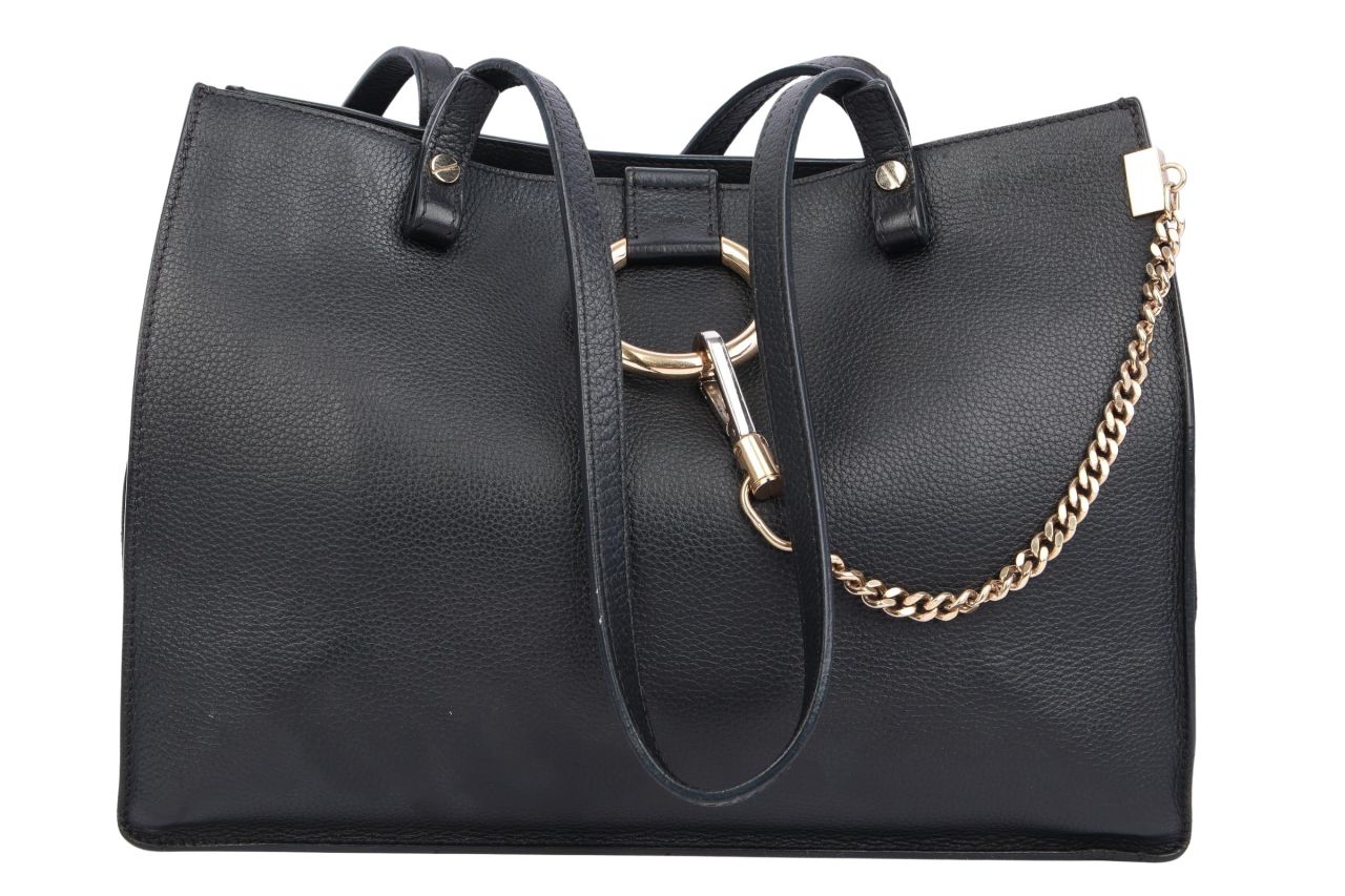 Chloé Faye Schultertasche Schwarz