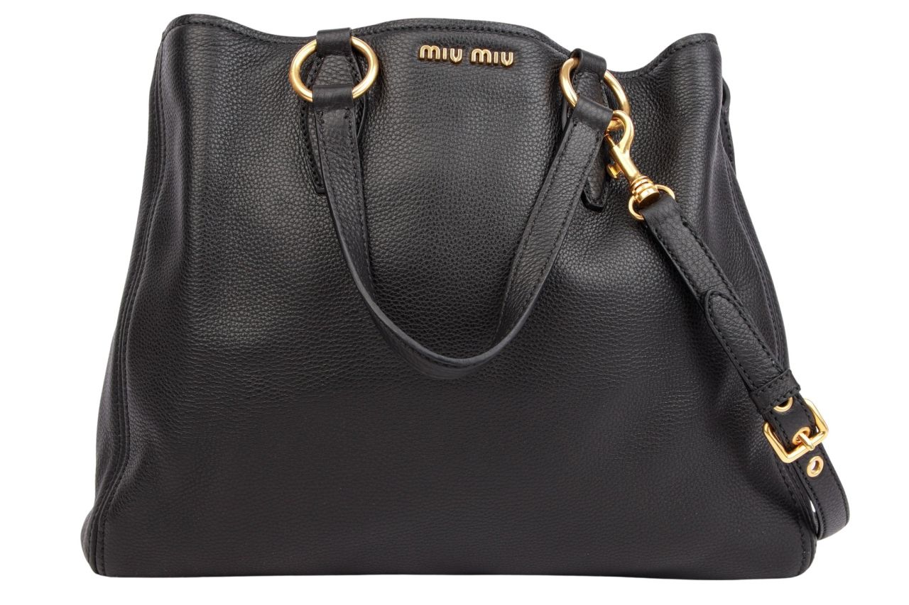Miu Miu Shopper Schwarz