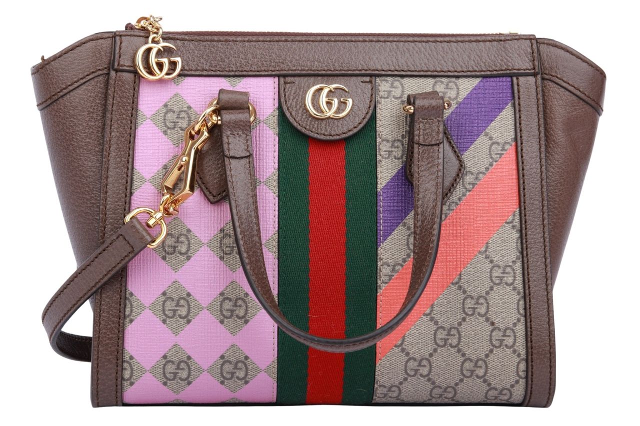 Gucci Ophidia Bag Small Guccissima Canvas