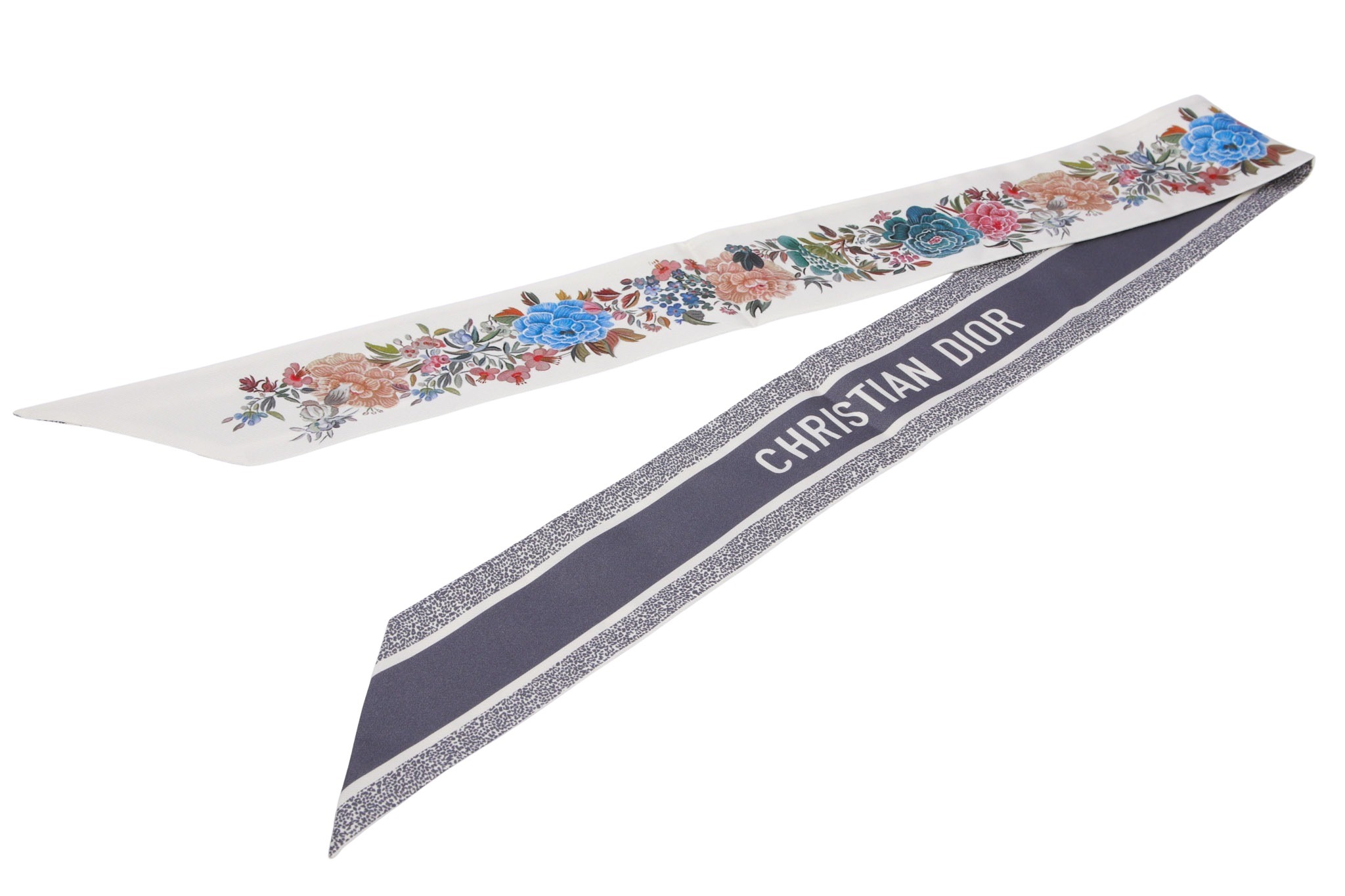 Dior Tuch Jardin D'Hiver Seide Bunt