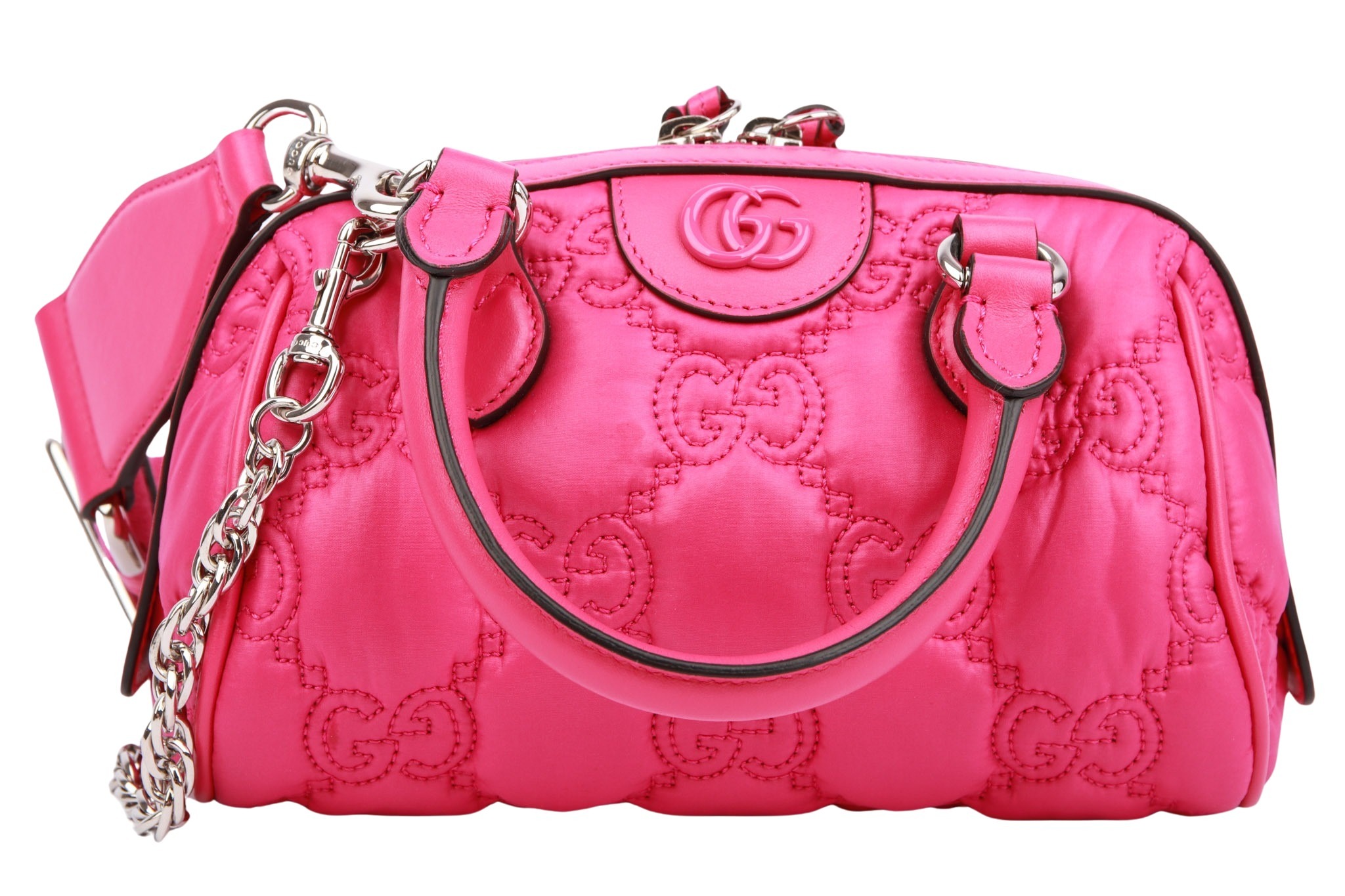 Gucci GG Matelassé Mini Bowling Bag
