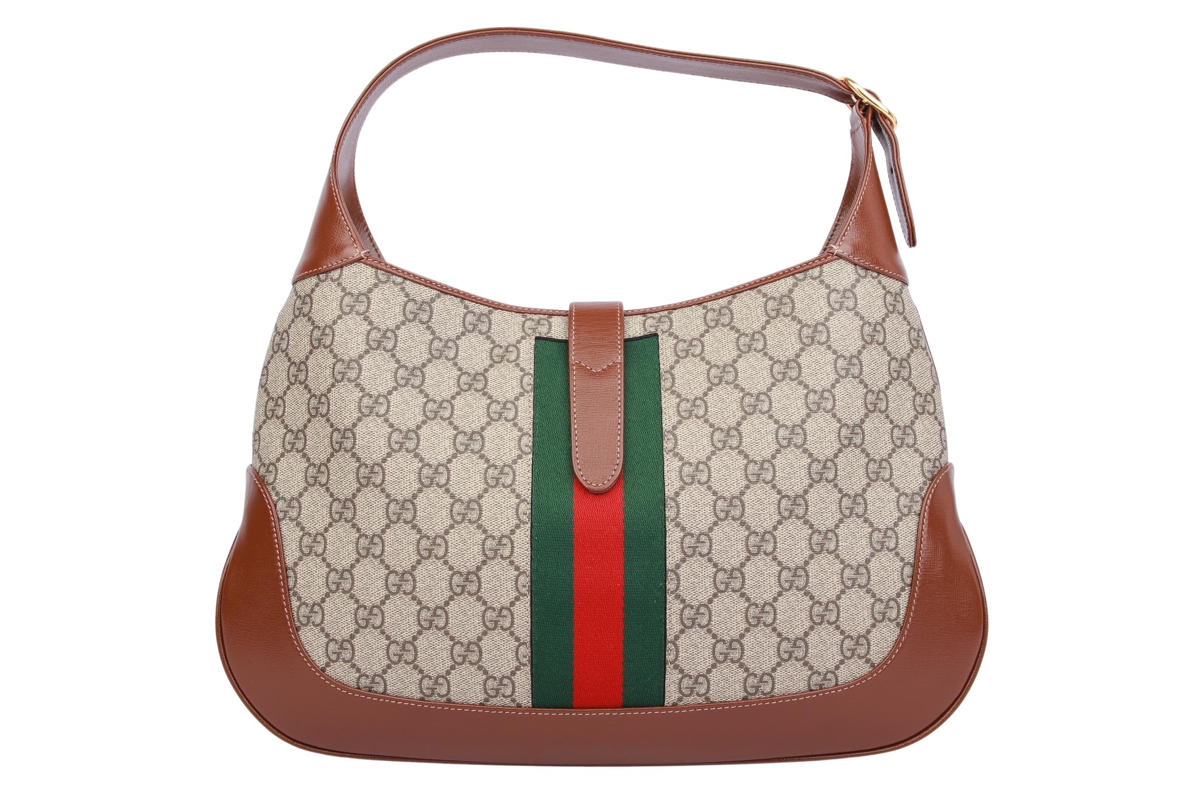 バッグ GUCCI hand bag Jackie Canvas beige GUCCI Jackie 1961 Small GG Supreme Canvas Beige Shoulder Bag