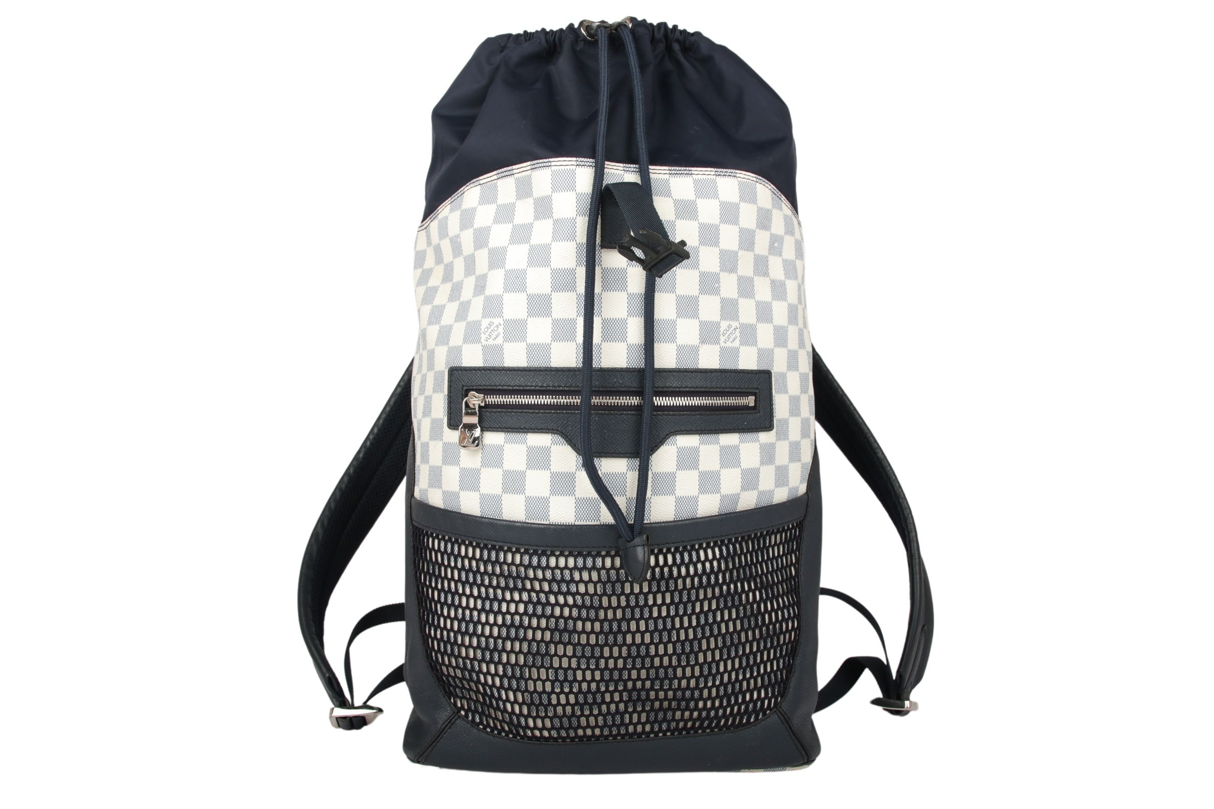 Louis Vuitton Backpack Matchpoint Backpack Damier Azur