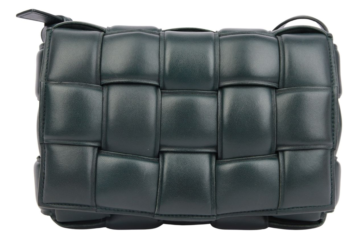 Bottega Veneta Padded Cassette Dunkelgrün