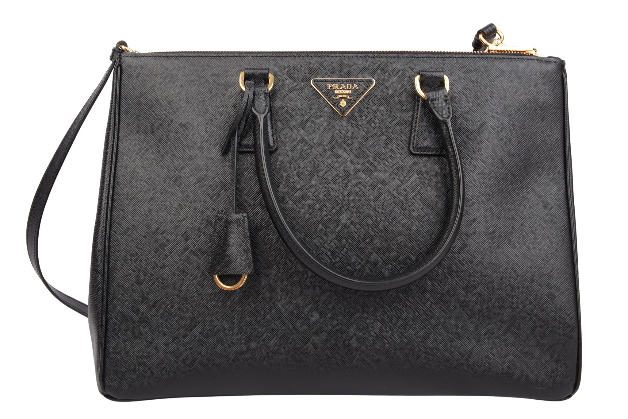 Prada Galleria Large Saffiano Schwarz