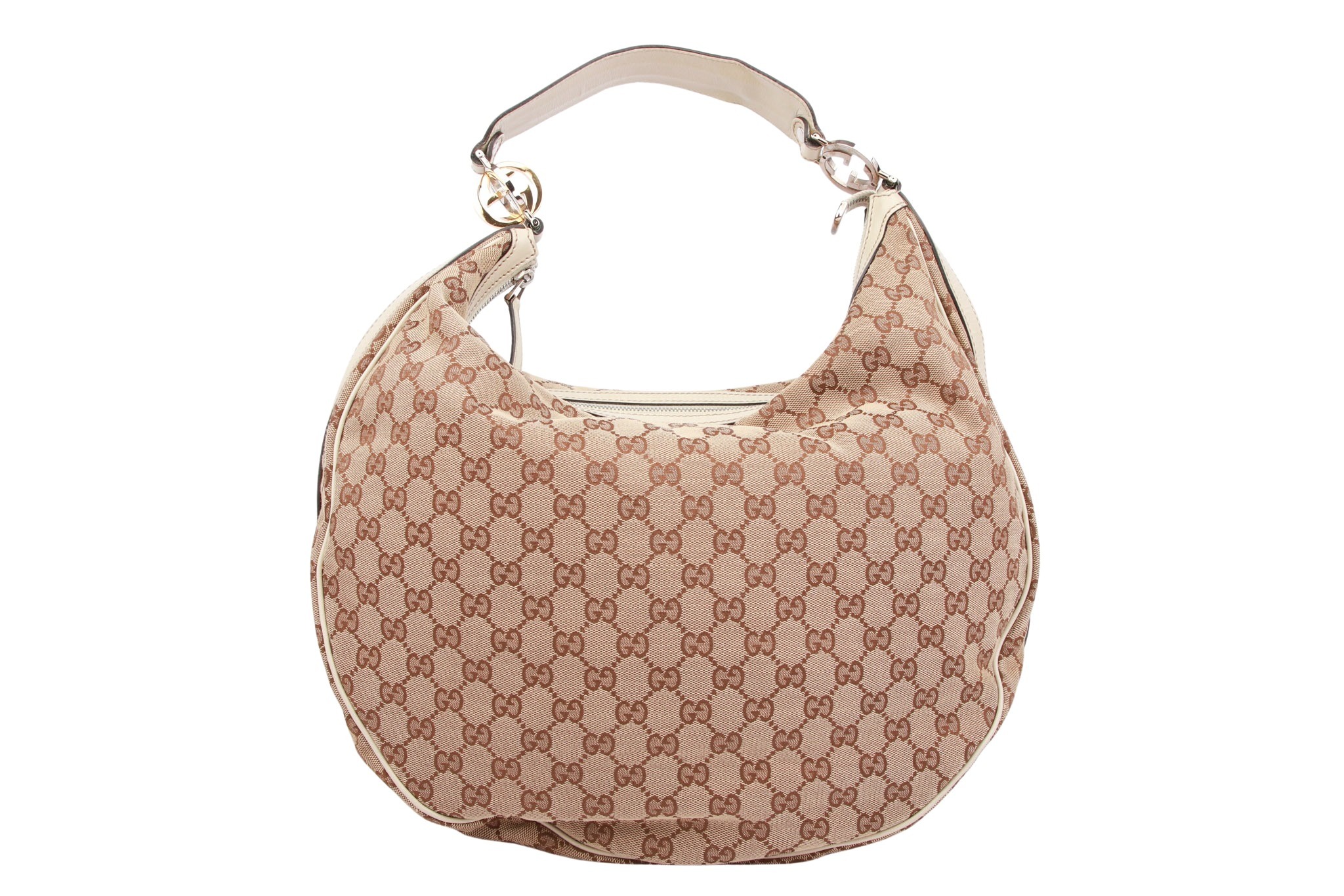 Gucci Hobo Bag Guccissima Canvas Braun