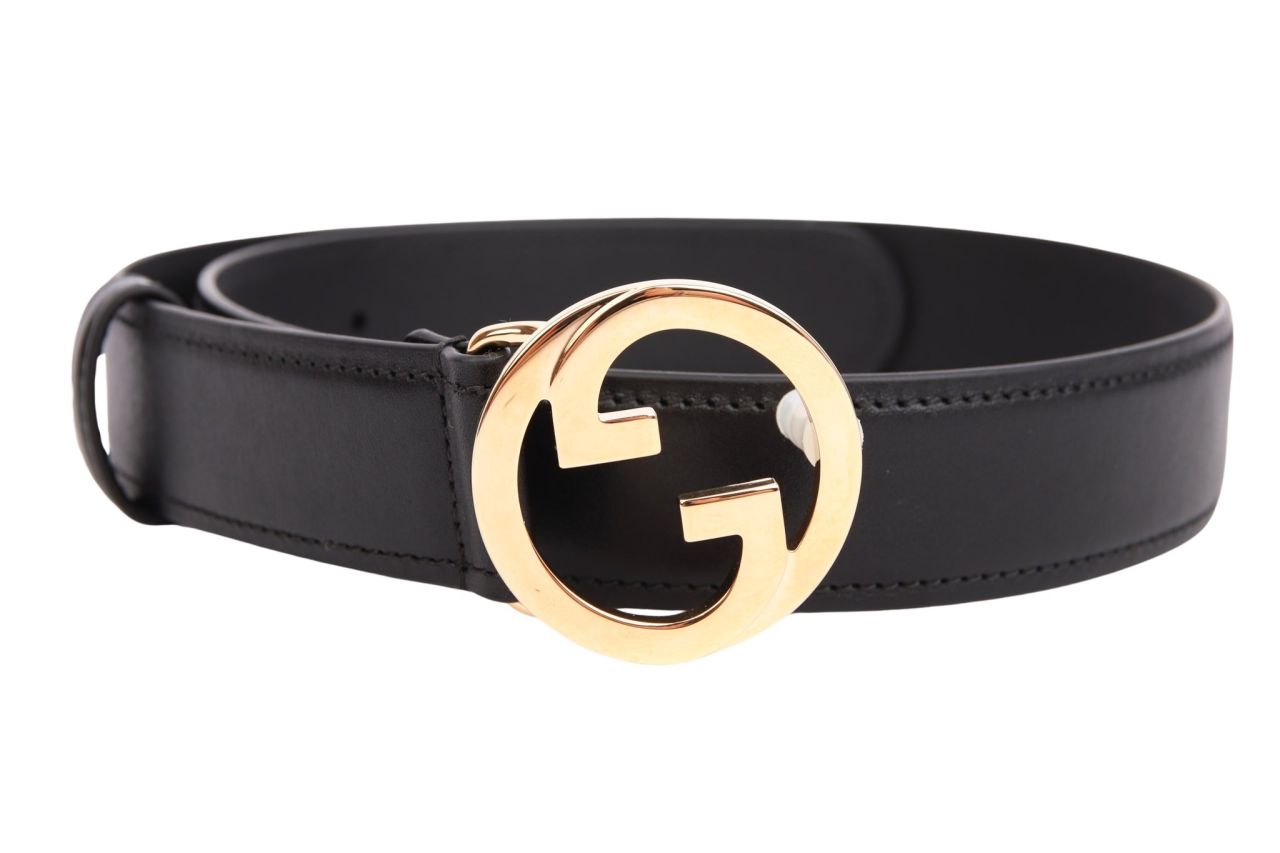 Gucci Gürtel GG Schwarz Gr. 65