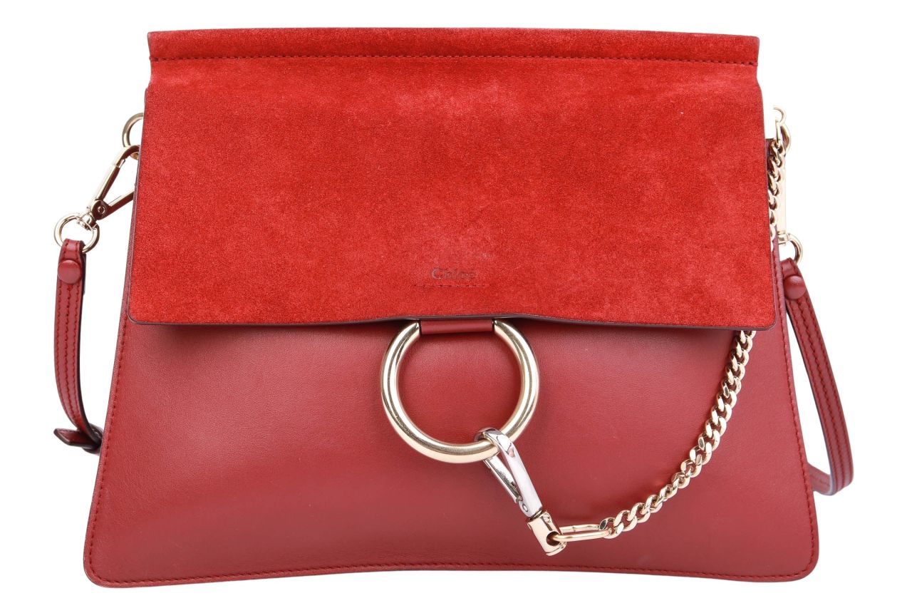 Chloé Faye Medium Bordeaux