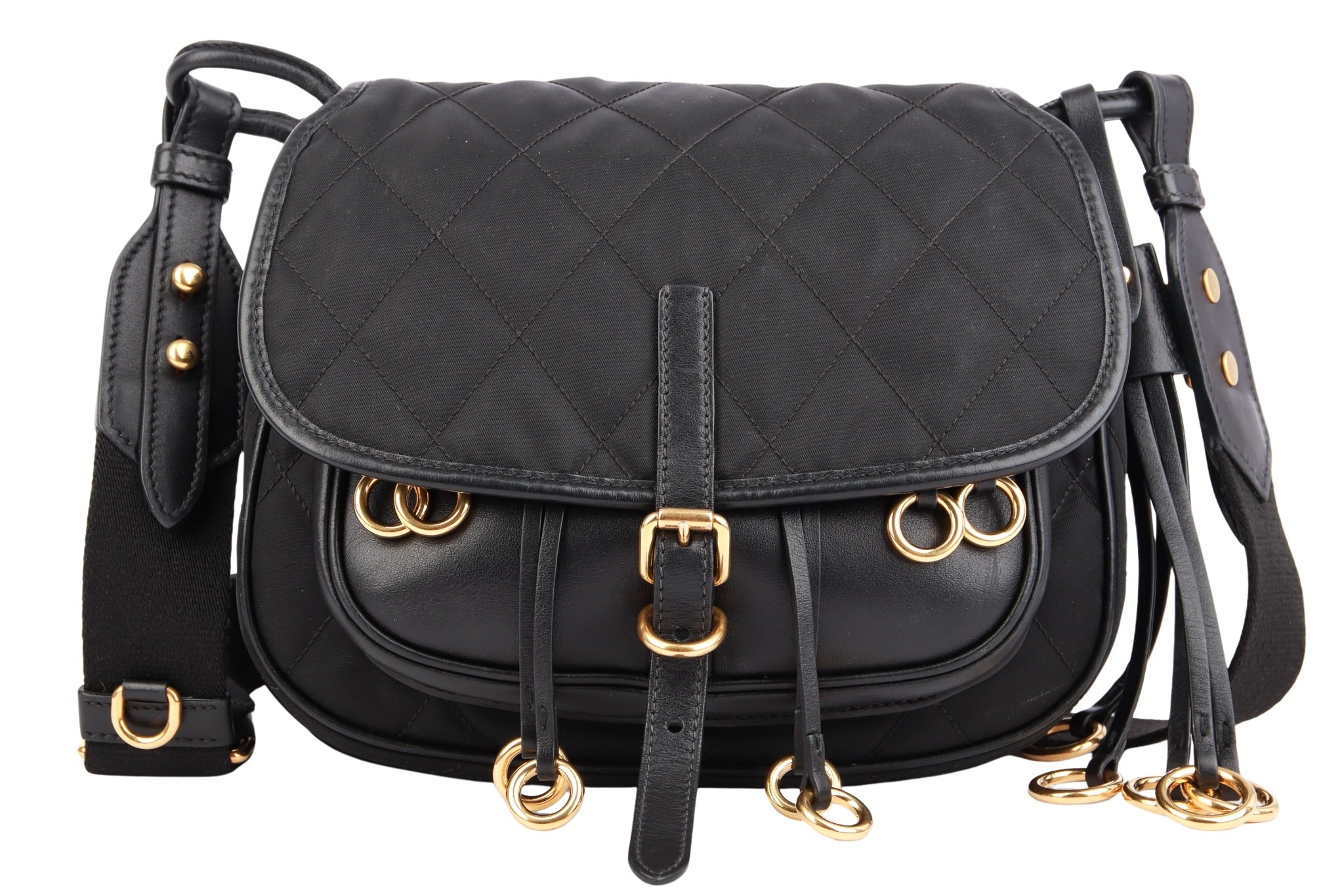 Prada Corsaire Umhängetasche Schwarz