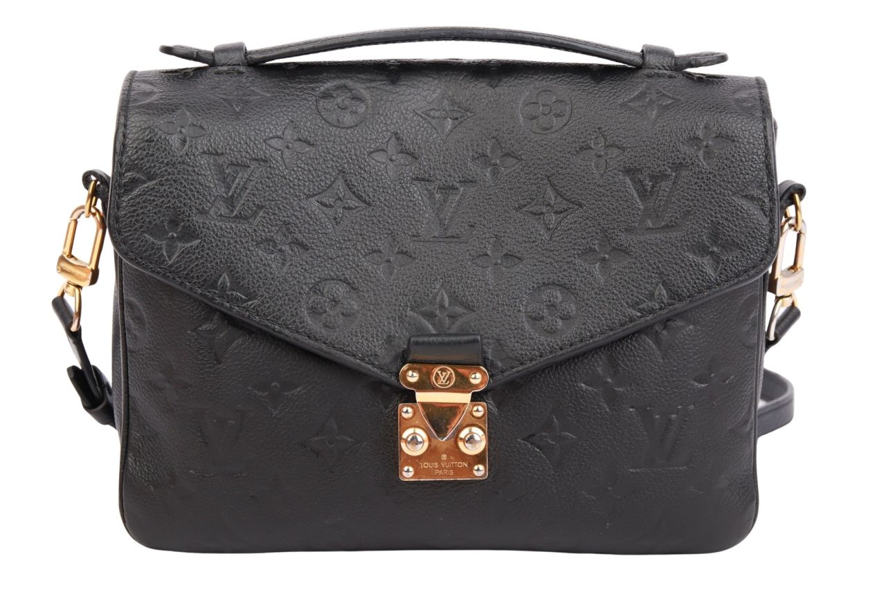 Louis Vuitton Pochette Métis Monogram Empreinte Schwarz